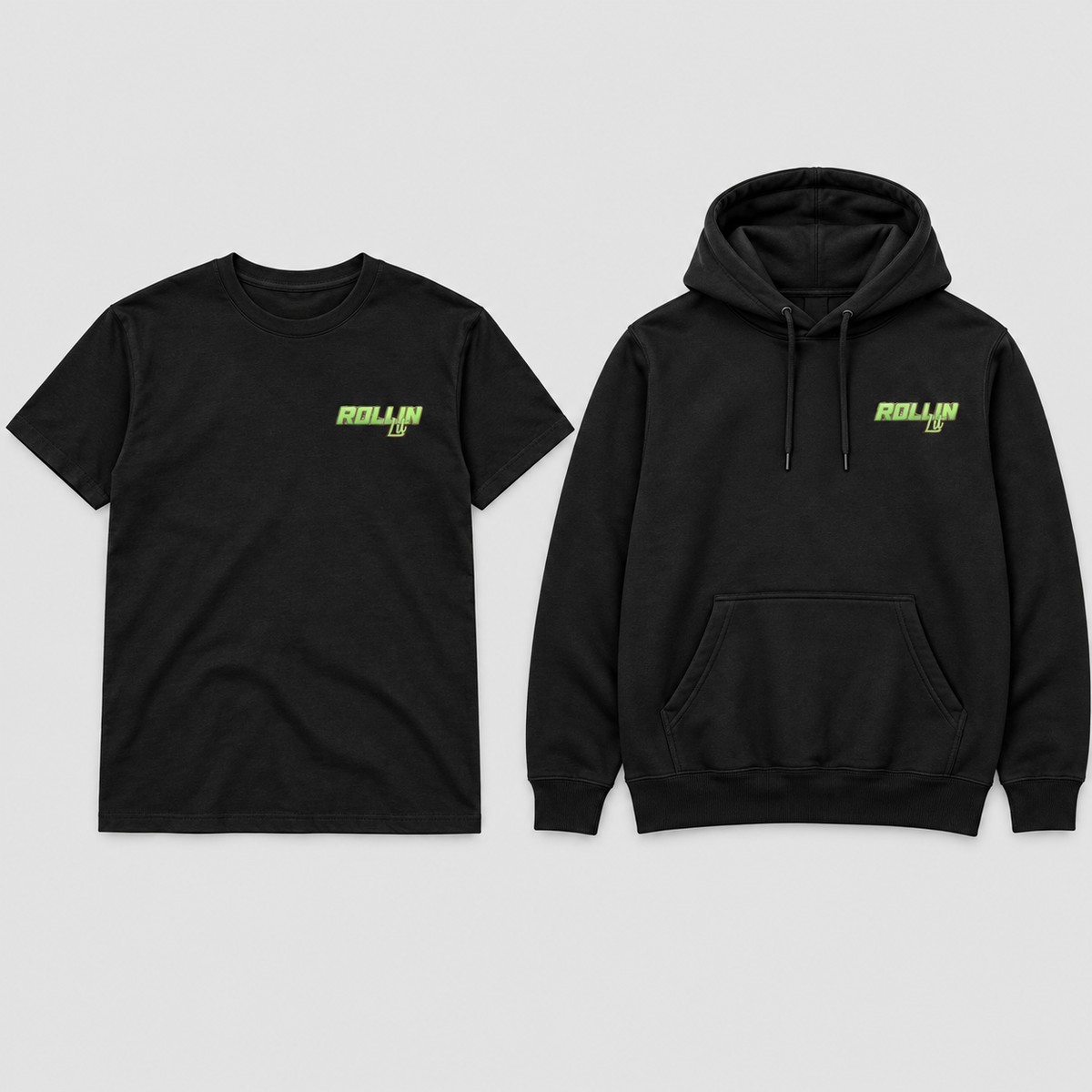 Rollin Lit Green Buggy T-Shirt & Hoodie