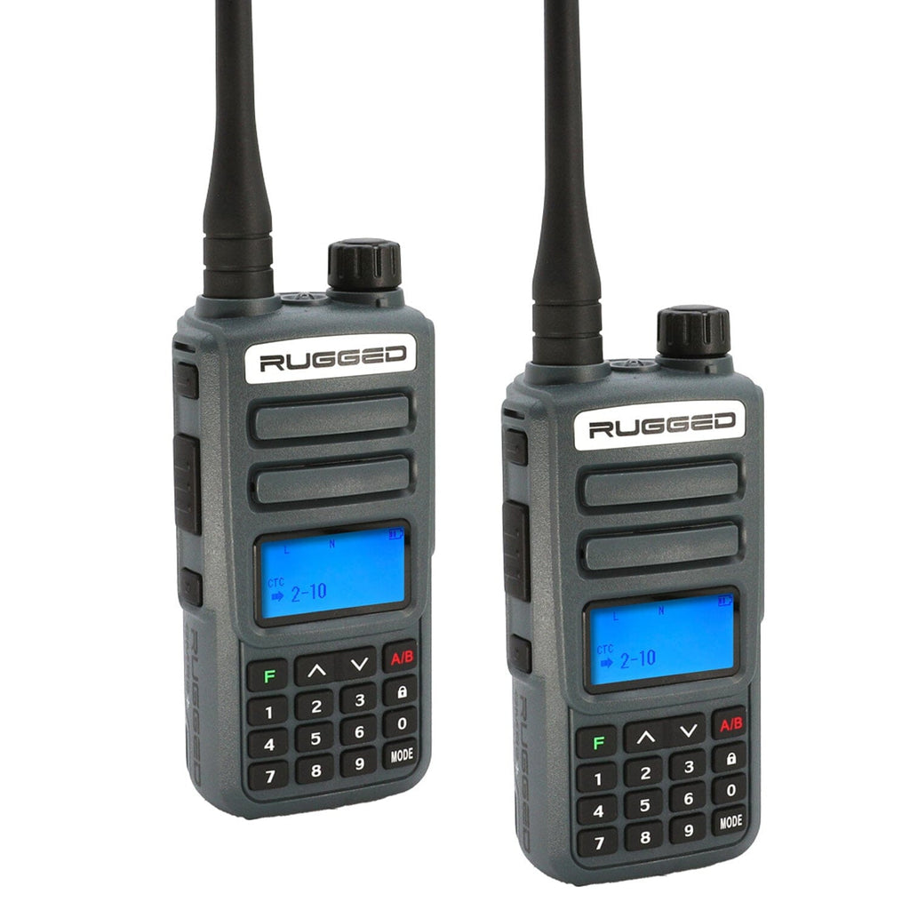 GMR2 Plus - 2W GMRS Handheld Radio - 2 Pack - Safety Yellow