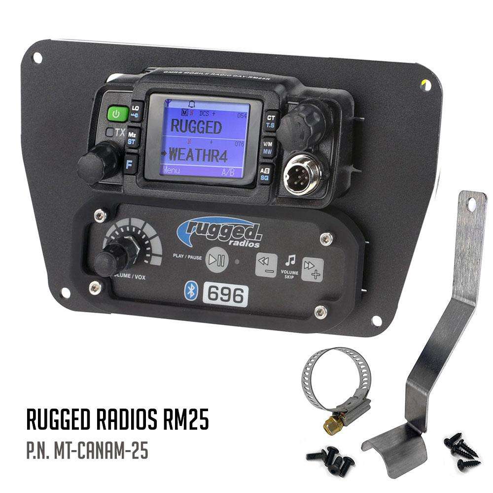 Can-Am Commander Intercom and Radio Mount - Motorola CM300D / Vertex VX2200