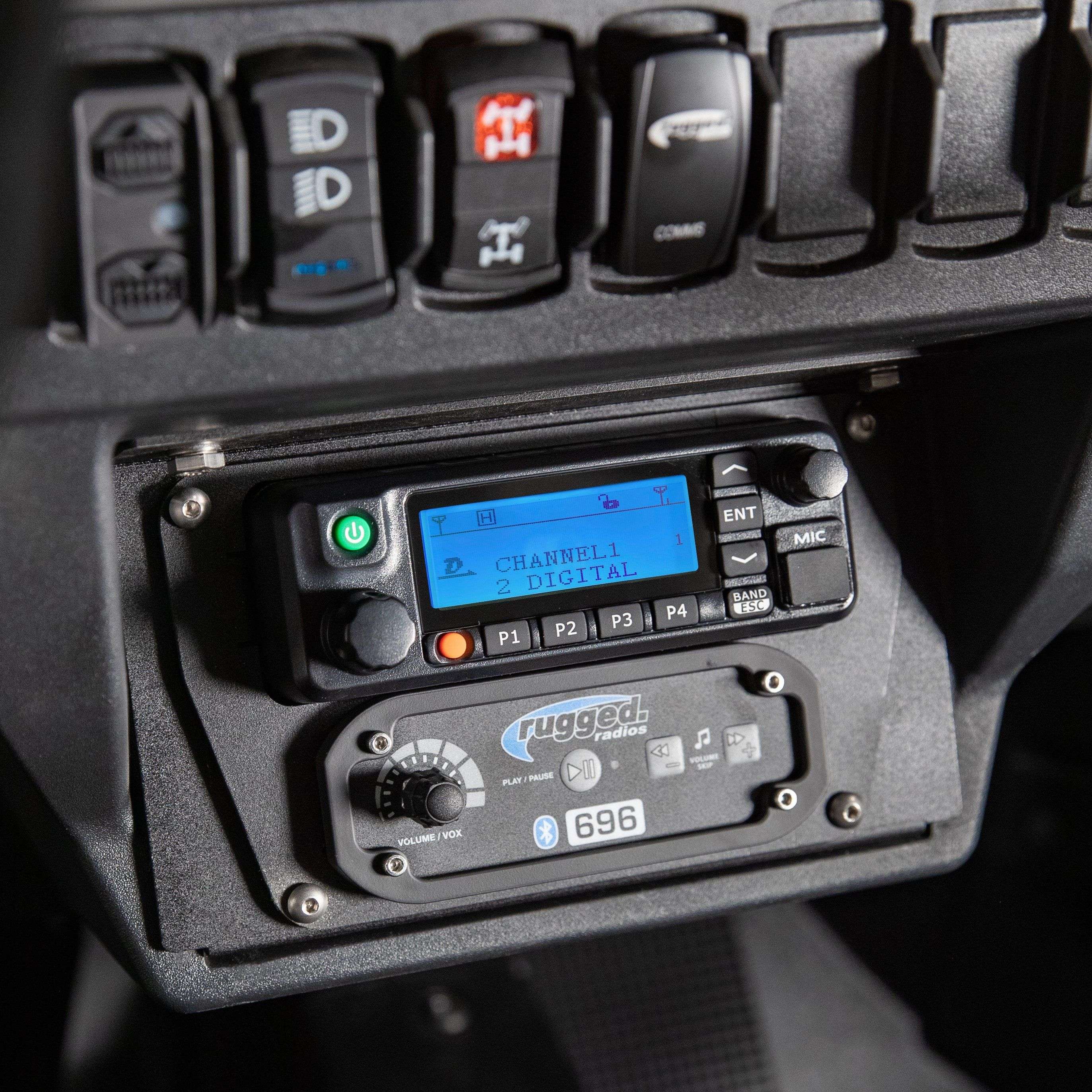 Polaris XP1 Mount Kit for Rugged Radios and Intercom - Rugged RDM