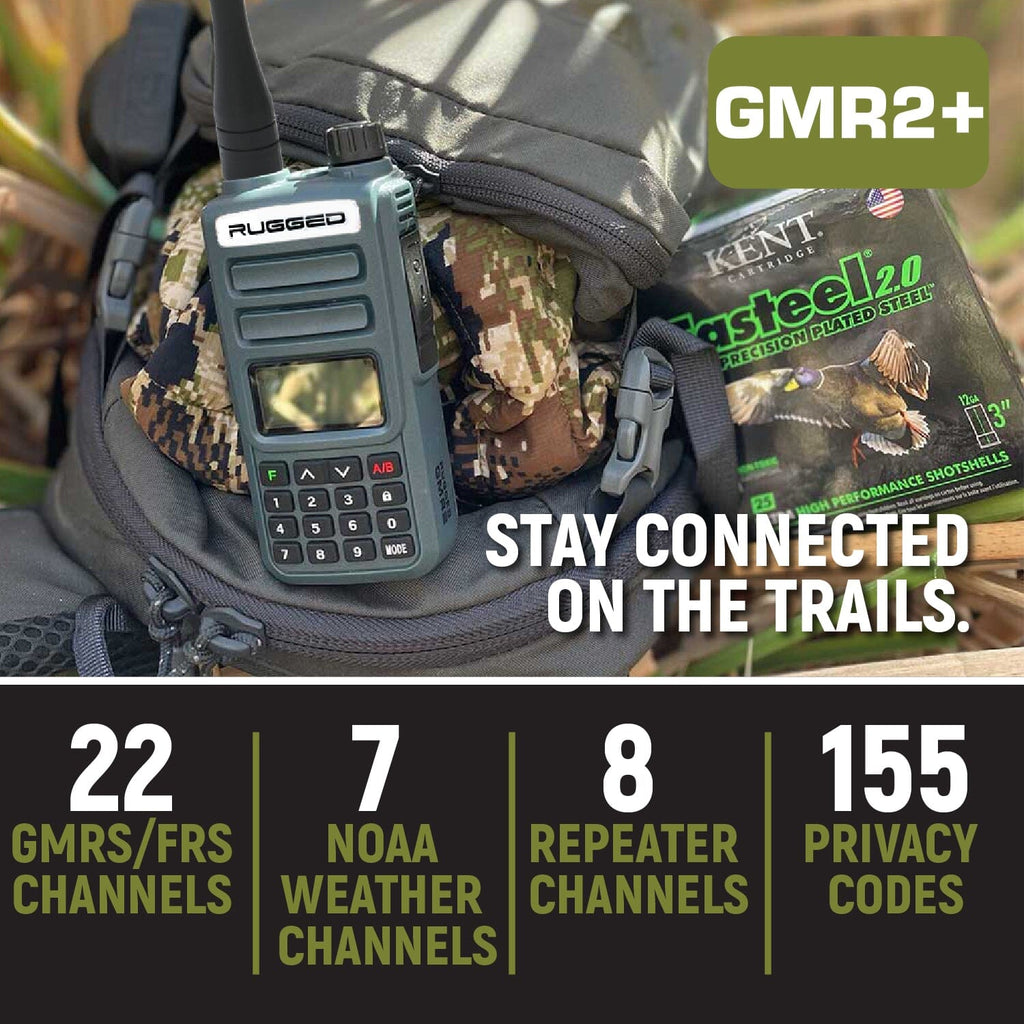 GMR2 Plus - 2W GMRS Handheld Radio - Grey