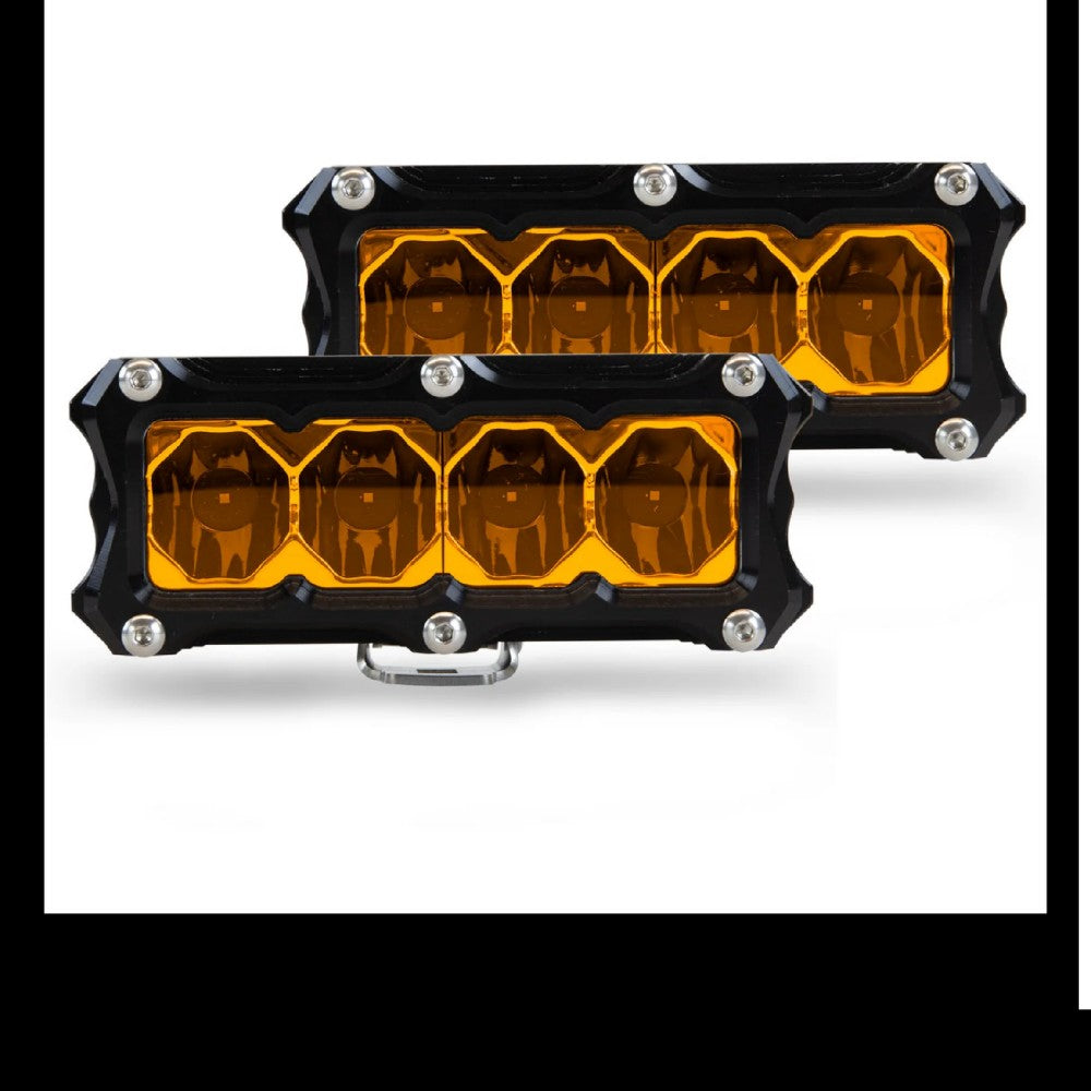 Heretic BA-4 Amber LED Pod Light - 2 Pack