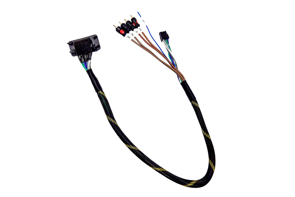 '20-'26 RZR® Pro Series Ride Command Front & Rear RCA Output + Speaker Wire & Remote | UTVS-PRO-RC-RCA-OUT